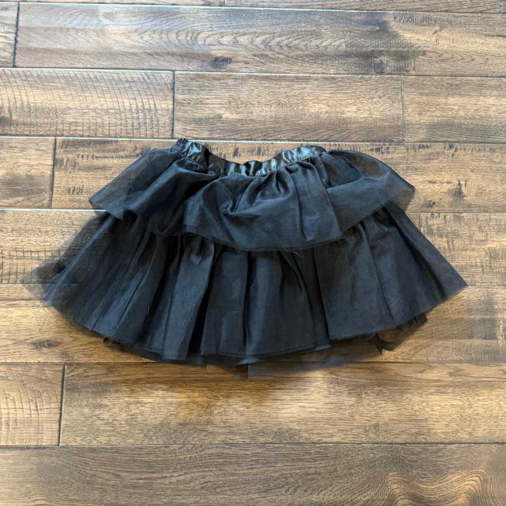 Girls’ Janie & Jack Black Tulle Skirt, Sz 10, NWT